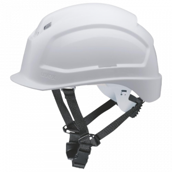 uvex pheos S-KR Schutzhelm weiß mit Kinnriemen
