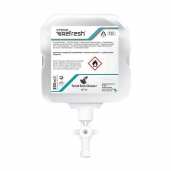 STOKO Refresh-Toilet Seat Cleaner-Spray (TSC) 500 ml Flasche Alkoholhaltig