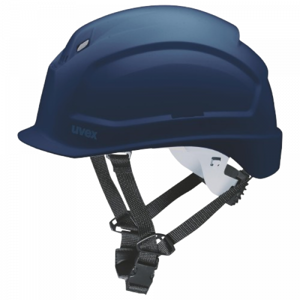 uvex pheos S-KR Schutzhelm blau mit Kinnriemen